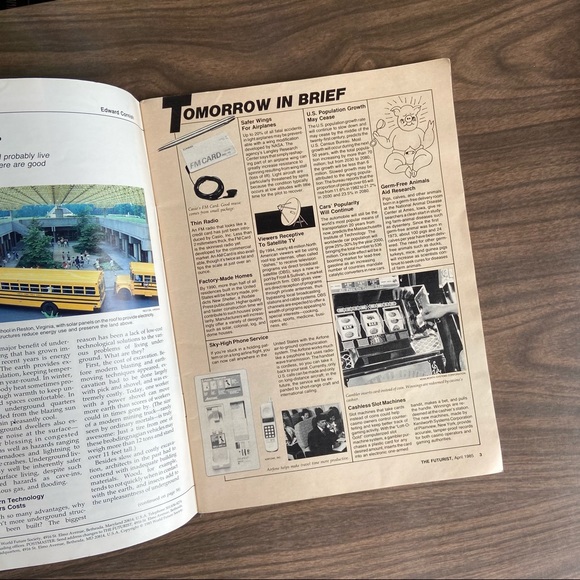 VINTAGE 1985 The Futurist Magazine - Picture 4 of 6
